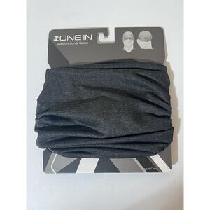 Zone In Multifactional Black Gaiter Mens / Womens - NWT